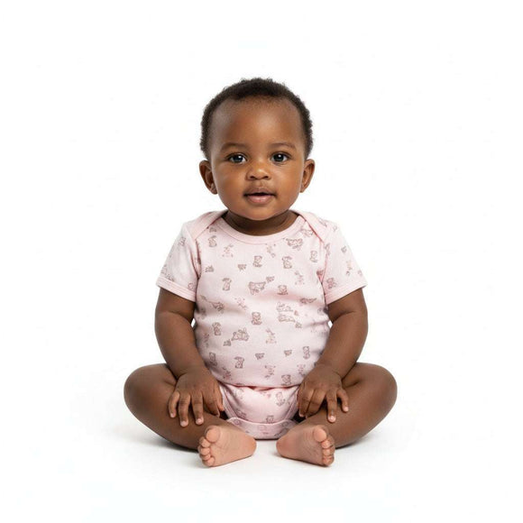 Pink 2 Pack Assorted Rompersuits Pale Pink Nawao.com