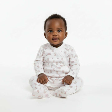 Pink 2 Pack Assorted Sleepsuits Pale Pink Nawao.com
