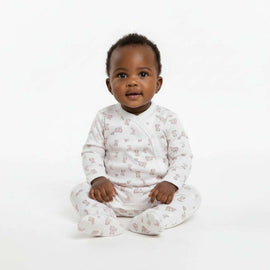 Pink 2 Pack Assorted Sleepsuits Pale Pink Nawao.com