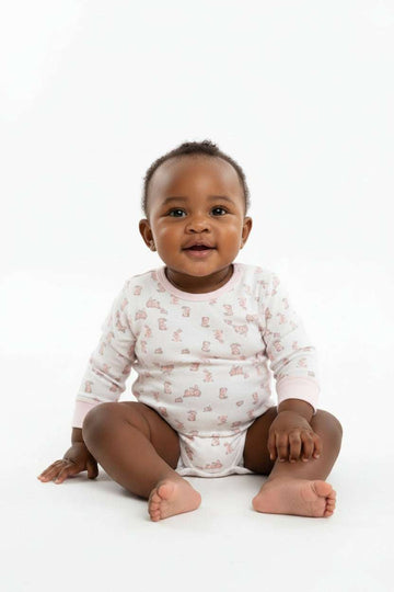 Pink 3 Pack Assorted Bodysuit Pale Pink Nawao.com