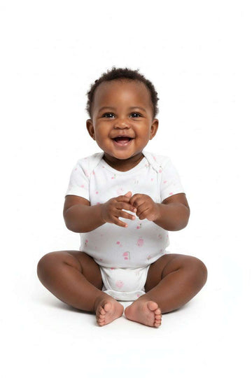 Pink 3 Pack Assorted Bodysuits Pale Pink Nawao.com