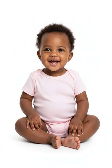 Pink 3 Pack Assorted Bodysuits Pale Pink Nawao.com