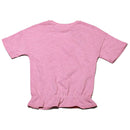 Pink 3D Applique Work Tshirt Nawao.com