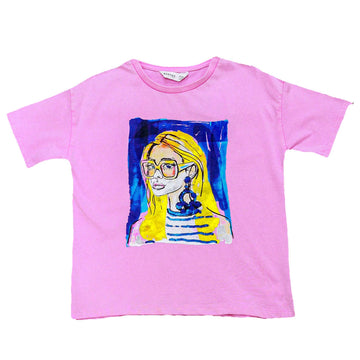 Pink Acid Wash Boxy Fit T Shirts Pale Pink Nawao.com