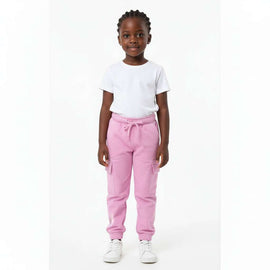 Pink Active Track Pants With Cargo Pockets  Pale Pink Nawao.com
