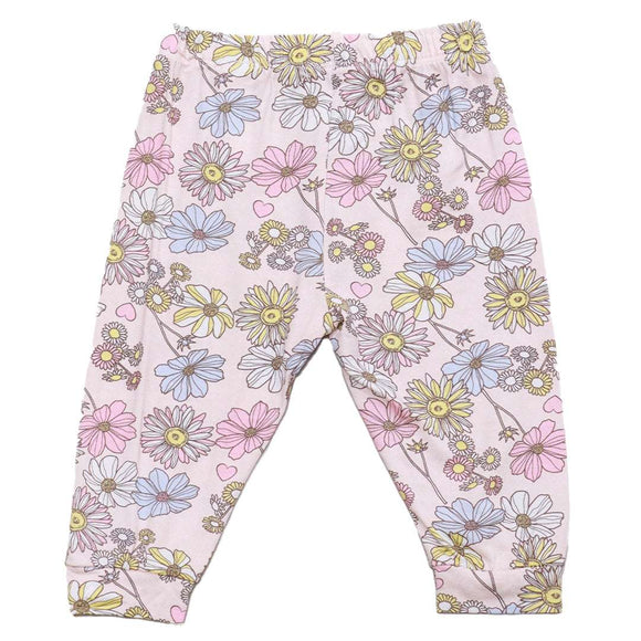 Pink All Over Print Pyjama Set Pale Nawao.com