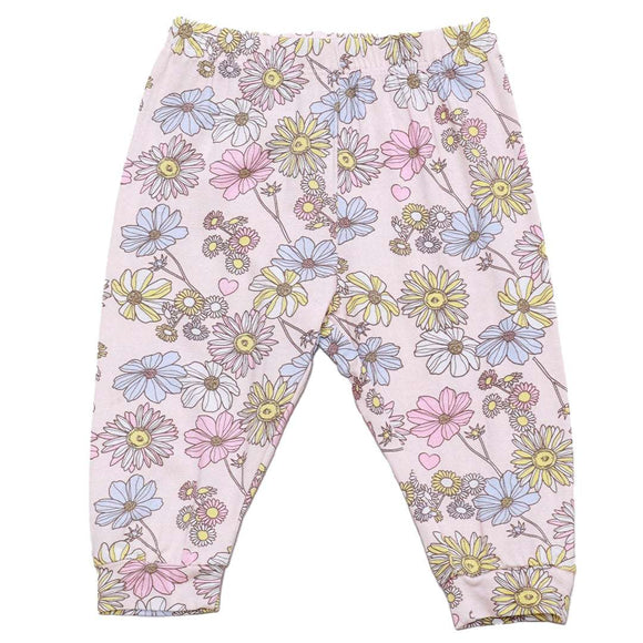 Pink All Over Print Pyjama Set Pale Nawao.com