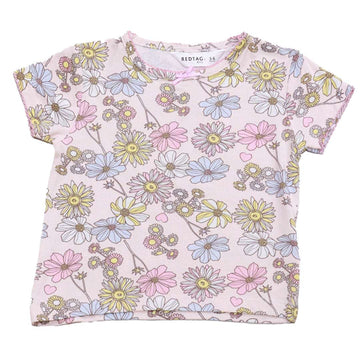 Pink All Over Print Pyjama Set Pale Nawao.com
