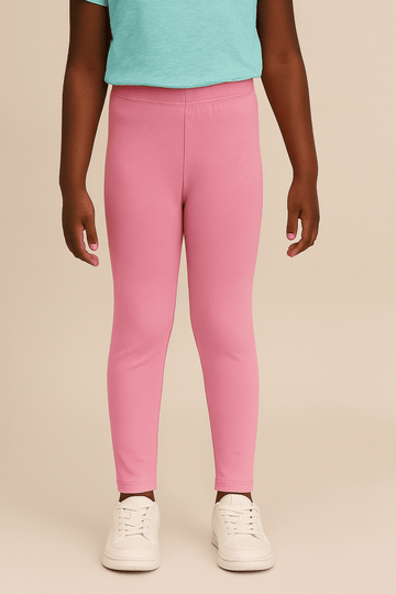 Pink Basic Leggings Assorted Nawao.com