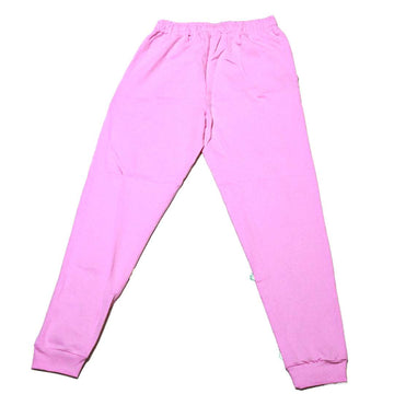 Pink Basic Print Track Pants Nawao.com