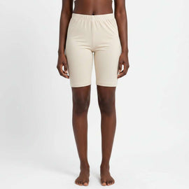 Pink   Beige 2 Pcs Pack Cycling Legging Assorted Nawao.com