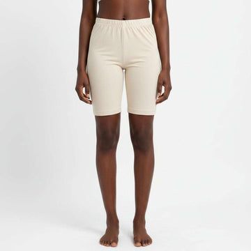 Pink   Beige 2 Pcs Pack Cycling Legging Assorted Nawao.com