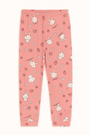 Pink Bunny Print Yummy Fabric Pajama Sets Assorted Nawao.com