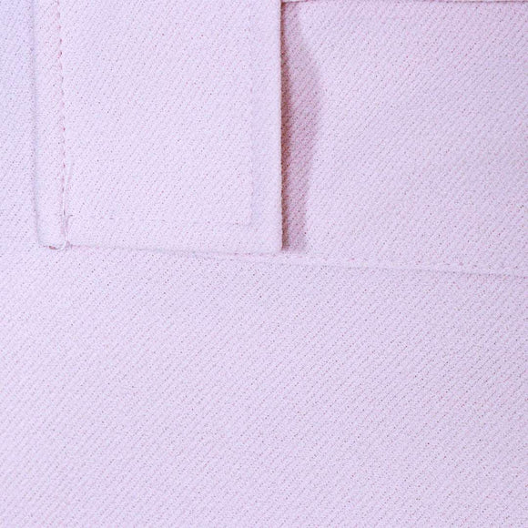 Pink Cargo Pocket Flared Hem Twill Pants Pale Nawao.com