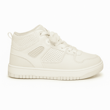 Pink Color Block High Top sneakers Nawao.com