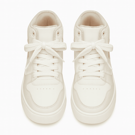 Pink Color Block High Top sneakers Nawao.com
