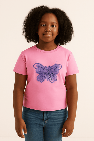 Pink Drop Shoulder Rope T Shirts Pale Pink Nawao.com