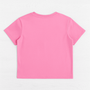 Pink Drop Shoulder Rope T Shirts Pale Pink Nawao.com