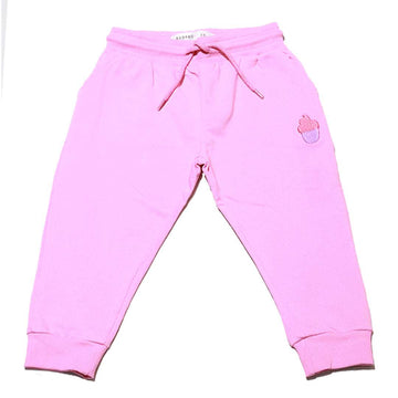 Pink Embroidery Track Pant Nawao.com