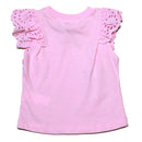 Pink Frills Blouse Pale Nawao.com