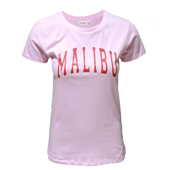 Pink Graphic T-Shirt Nawao.com