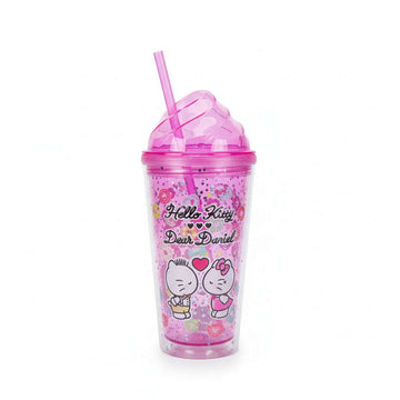 Pink Hello Kitty Tumbler With Straw Nawao.com
