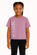 Pink Highneck Scuba Top Pale Pink Nawao.com
