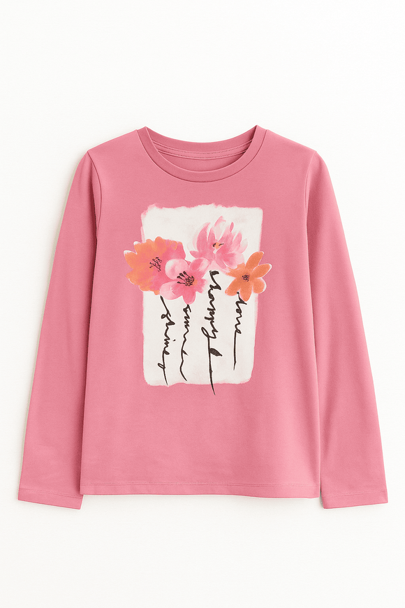 Pink L S T Shirts Pale Pink Nawao.com