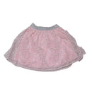 Pink Lace Skirt With White Tshirt Set Nawao.com
