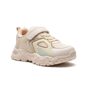Pink Material Block Trainer Pale Pink Nawao.com