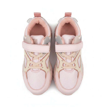 Pink Material Block Trainer Pale Pink Nawao.com