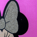 Pink Minnie Mouse Placement Print Frilled T Shirt Pale Pink Nawao.com