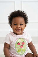 Pink  Neck Frilled Tshirt   White Aop Collared T Shirt Assorted Nawao.com