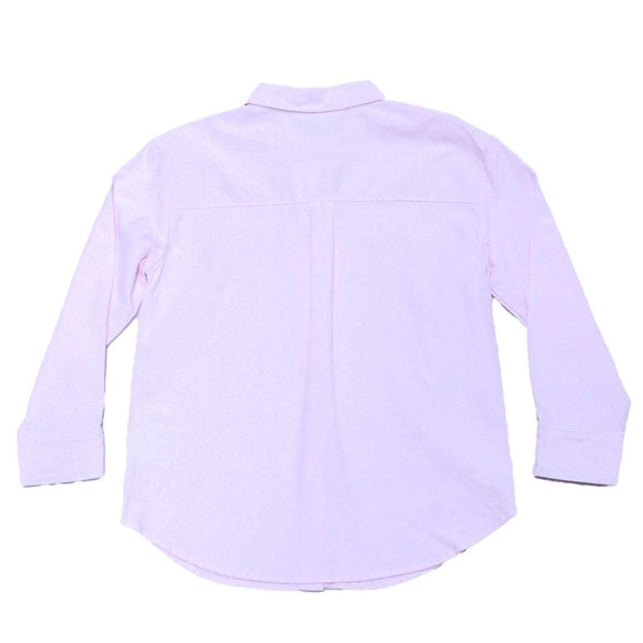 Pink Oxford Shirts W  Applique Pale Pink Nawao.com