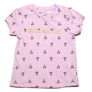 Pink Paw All Over Print T Shirt Nawao.com