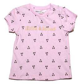 Pink Paw All Over Print T Shirt Nawao.com