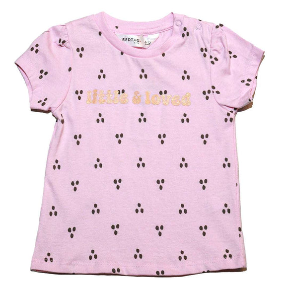Pink Paw All Over Print T Shirt Nawao.com