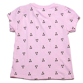 Pink Paw All Over Print T Shirt Nawao.com