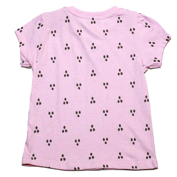 Pink Paw All Over Print T Shirt Nawao.com