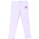 Pink Placement Embroidery Rib Legging Nawao.com