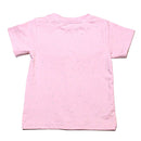 Pink Placement Pritn With Chiffon Work T Shirt Nawao.com