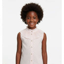 Pink Pleated Peterpan Collar Blouse Pale Pink Nawao.com