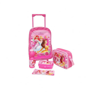 Pink Princess 5 In 1 Value Pack  16  Trolley Bag Nawao.com