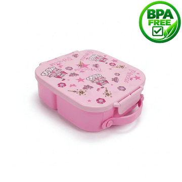 Pink Princess Print Bento Lunch Box Nawao.com