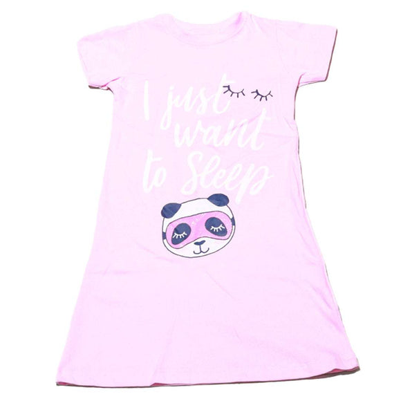 Pink Print Nightshirts Nawao.com