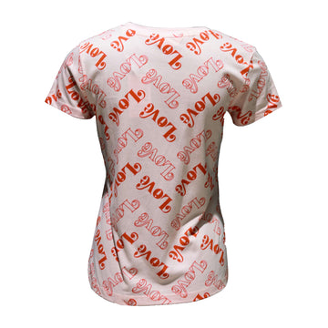Pink Printed T-Shirt Nawao.com