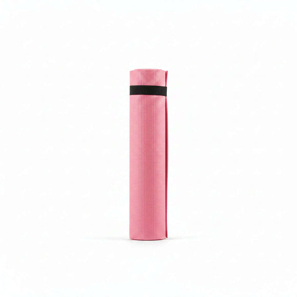 Pink Pvc Yoga Mat With Strap Nawao.com