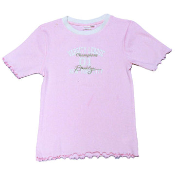 PINK RIB T-SHIRTS PALE PINK 13 14 YEARS Nawao.com