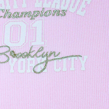 PINK RIB T-SHIRTS PALE PINK 13 14 YEARS Nawao.com