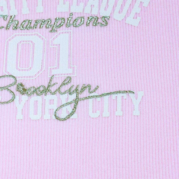 PINK RIB T-SHIRTS PALE PINK 13 14 YEARS Nawao.com